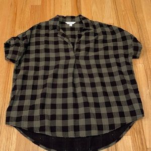 Time and Tru checkered tunic